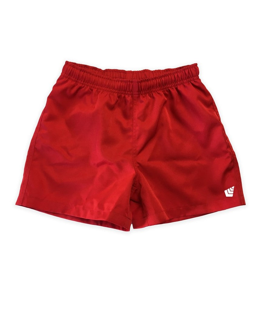 Kid's Rugby Shorts Red